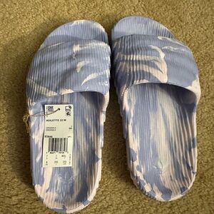 adidas Women's Sandals in Light Blue and White